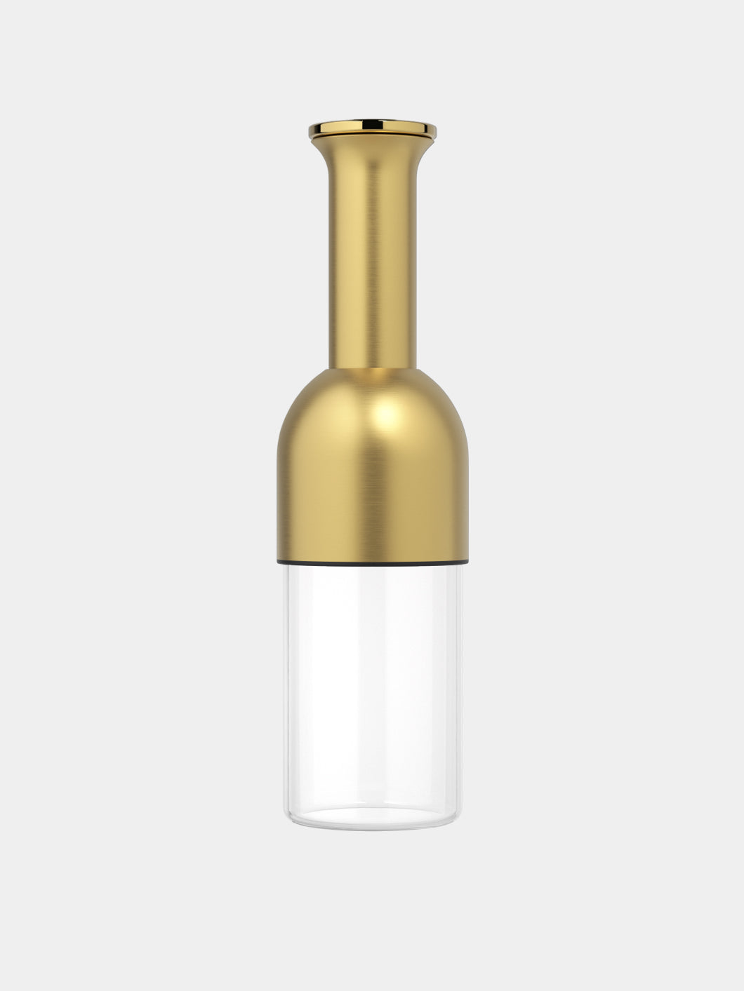 eto wine decanter in Brass: satin finish