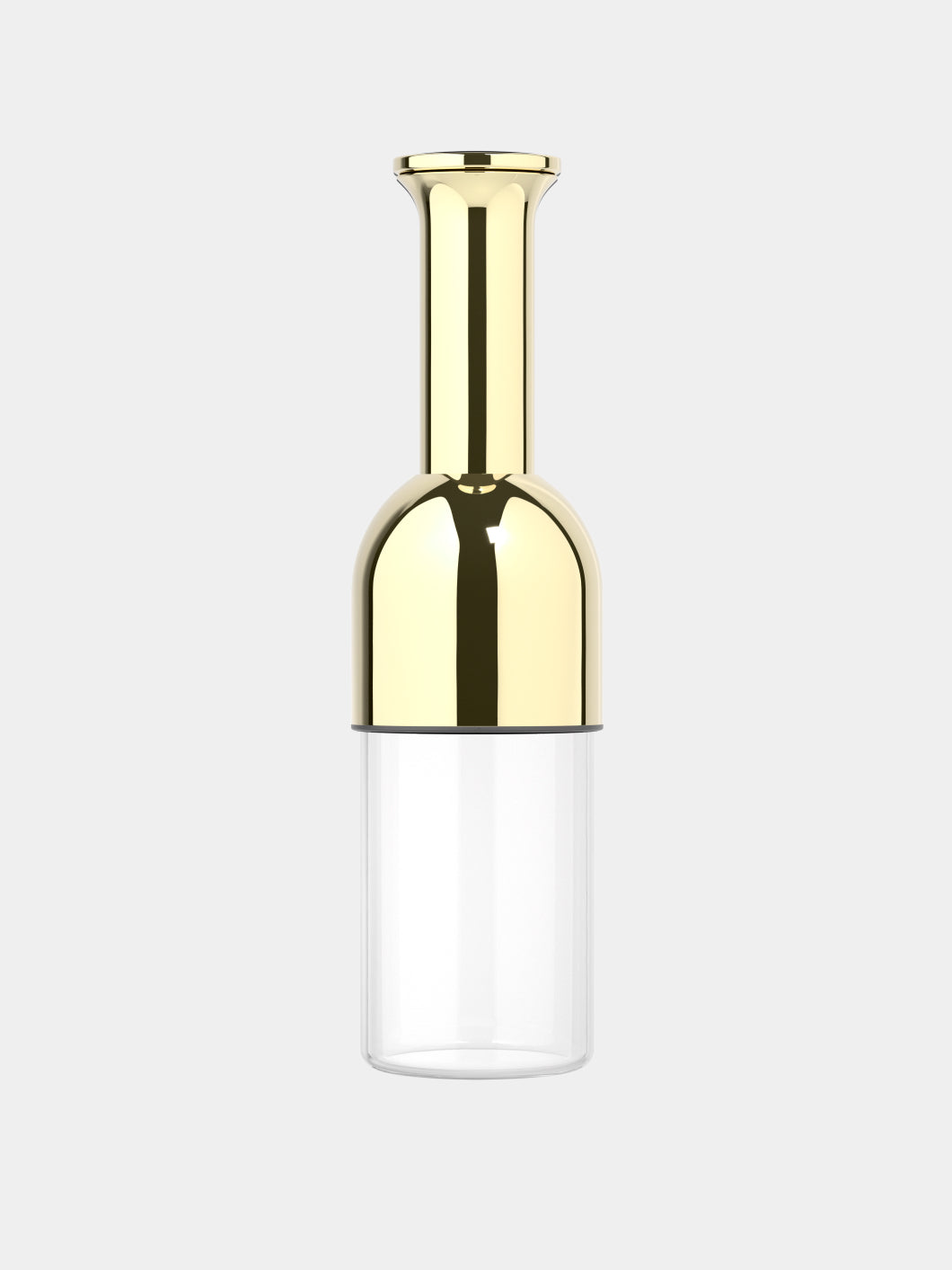 eto wine decanter in Gold: mirror finish